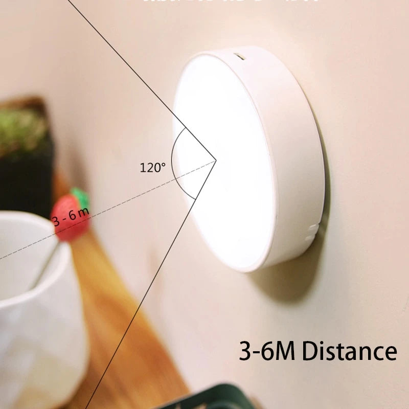 Intelligent Human Induction LED Night Lamp USB Charging Emergency Automatic Lighting Bedside Cabinet Home Wardrobe Light S4018661 - Tuzzut.com Qatar Online Shopping