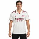 Arsenal Ivory & Burgundy Collared Football Jersey CJ20