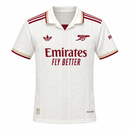 Arsenal Ivory & Burgundy Collared Football Jersey CJ20