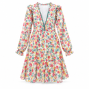 Women’s Multicolour Floral Ruffle Dress 055764