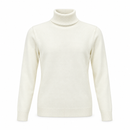 Women’s Ivory Turtleneck Knit Sweater NS26