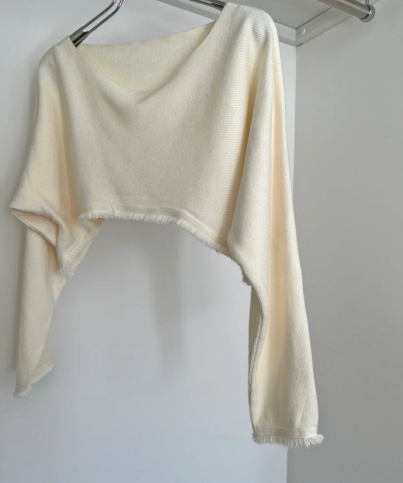 Jewelobe Short Bolero High Neck Sleeveless Knit Ensemble S71 - TUZZUT Qatar Online Shopping