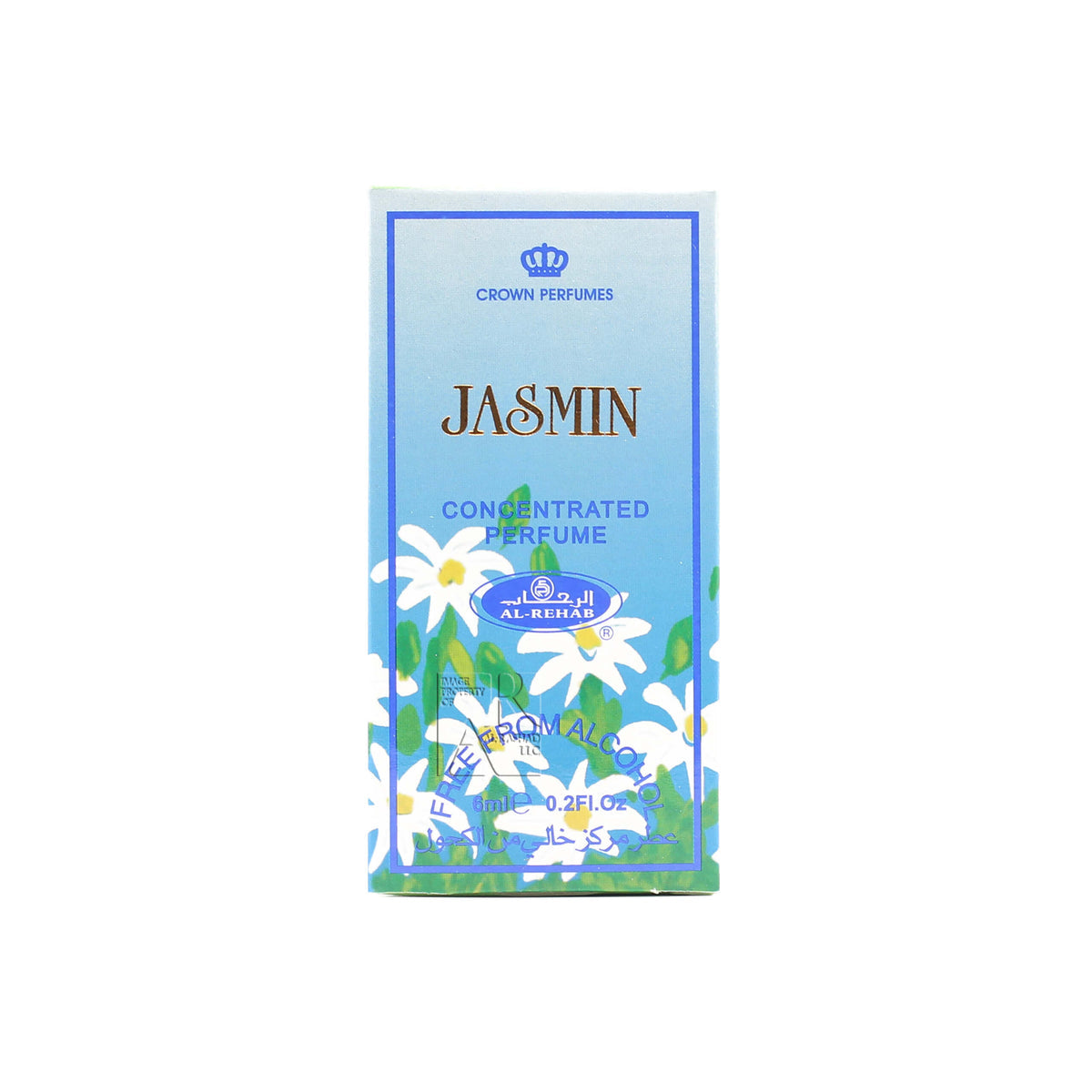 Jasmin Al Rehab 6ml Concentrated Perfume Oil Roll-On Attar Crown Perfumes (Box of 6 Pcs) Jasmin Al Rehab 6ml Concentrated Perfume Oil Roll-On Attar Crown Perfumes (Box of 6 Pcs)