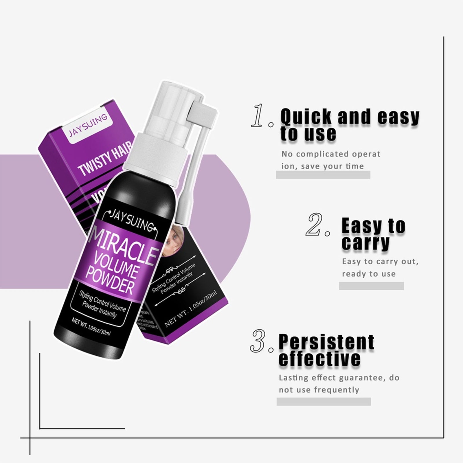 Jaysuing Twisty Hair Volumizing Powder - 30ml Jaysuing Twisty Hair Volumizing Powder - 30ml