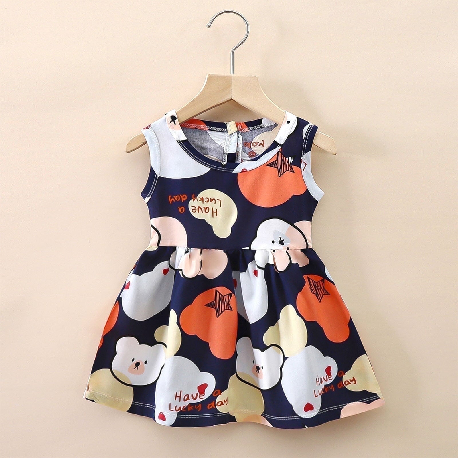Kid Girl Sleeve Less Dress 1577907 Kid Girl Sleeve Less Dress 1577907