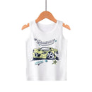 Little Boys Summer Cartoon Lightweight Sleeveless Tshirt 237015 - TUZZUT Qatar Online Shopping