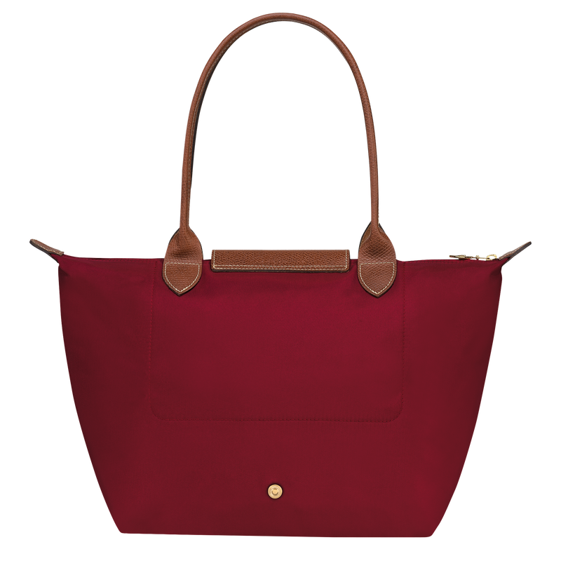 Long Handle Le Pliage Tote Bag Women's Handbag in Canvas Red L1899619C87 - TUZZUT Qatar Online Shopping