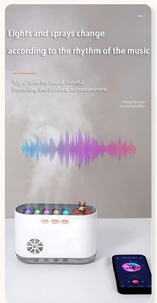 Pickup Fountain Aroma Humidifier LA-0649 - TUZZUT Qatar Online Shopping