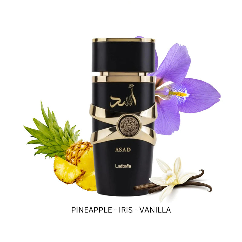 Asad EDP Perfume -100ml (3.4oz) By Lattafa | Inspired By Dior's Sauvage Elixir - TUZZUT Qatar Online Shopping