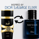 Asad EDP Perfume -100ml (3.4oz) By Lattafa | Inspired By Dior's Sauvage Elixir - TUZZUT Qatar Online Shopping