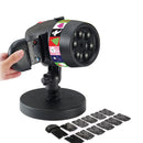 LED Stage Laser Light Projector 12 Pattern 225987 - TUZZUT Qatar Online Shopping