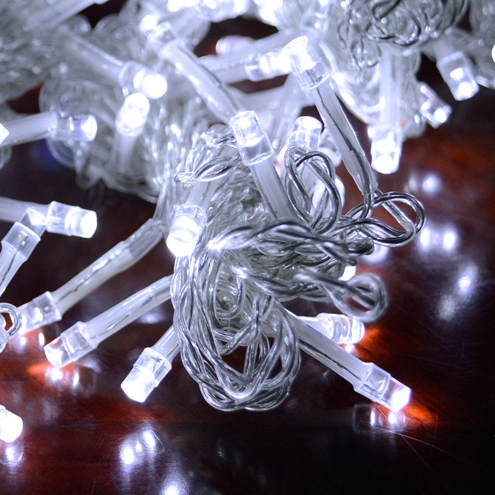 Christmas Tree Light LED Fairy String 30m Mains Plug In Indoor Outdoor
