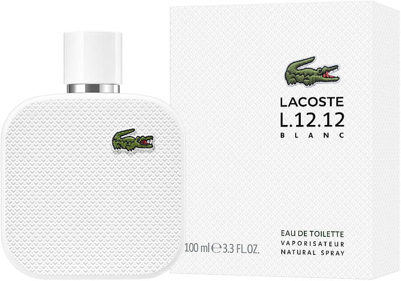 Lacoste L.12.12 Blanc Eau de Toilette For Men 100ml Lacoste L.12.12 Blanc Eau de Toilette For Men 100ml