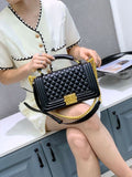 Luxury Leather Handbag Cow Handbags Gold Chain Fashion Ladies Handbags Woman Bags S4535637 - Tuzzut.com Qatar Online Shopping