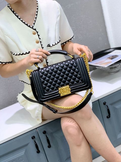 Luxury Leather Handbag Cow Handbags Gold Chain Fashion Ladies Handbags Woman Bags S4535637