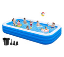 Inflatable Swimming Pool 1.8m Three Layer Blue Door Standard Set 15034 - TUZZUT Qatar Online Shopping