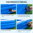 Inflatable Swimming Pool 1.8m Three Layer Blue Door Standard Set 15034 - TUZZUT Qatar Online Shopping