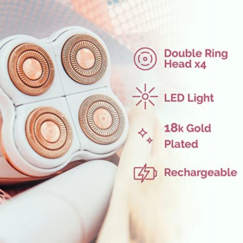 Leg Hair Remover for Women Electric Razor with LED Light for Instant and Painless Leg Hair Removal B-15329 Leg Hair Remover for Women Electric Razor with LED Light for Instant and Painless Leg Hair Removal B-15329