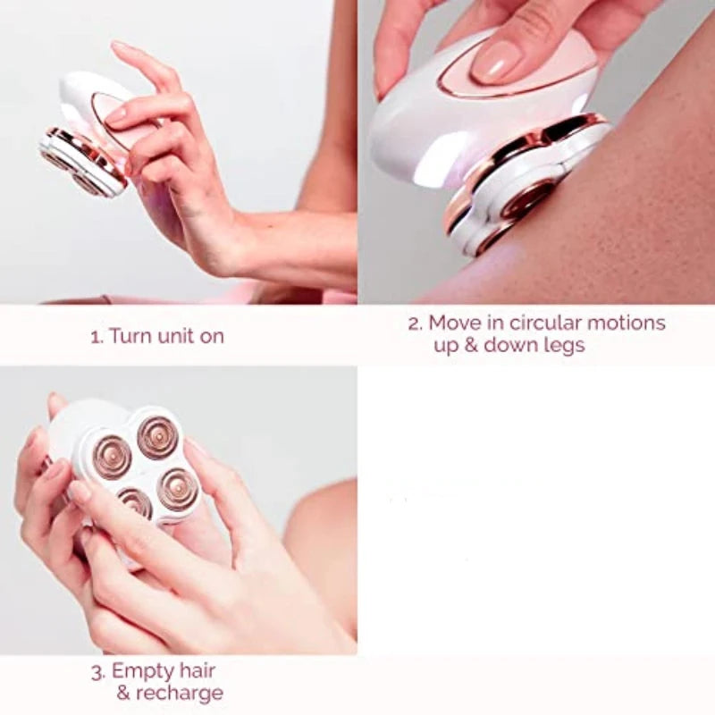 Leg Hair Remover for Women Electric Razor with LED Light for Instant and Painless Leg Hair Removal B-15329 Leg Hair Remover for Women Electric Razor with LED Light for Instant and Painless Leg Hair Removal B-15329