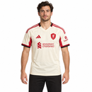 Liverpool Cream and Red Short-Sleeve Football Jersey CJ03
