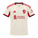 Liverpool Cream and Red Short-Sleeve Football Jersey CJ03