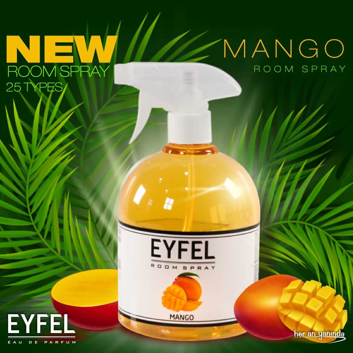 EYFEL MANGO Room Spray 500ml EYFEL MANGO Room Spray 500ml