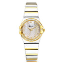 MISSFOX Women Watches Luxury Stainless Steel Waterproof Ladies Quartz Clocks Elegant Small Dial Top Diamond Girls Wrist Watch S3603549 - Tuzzut.com Qatar Online Shopping