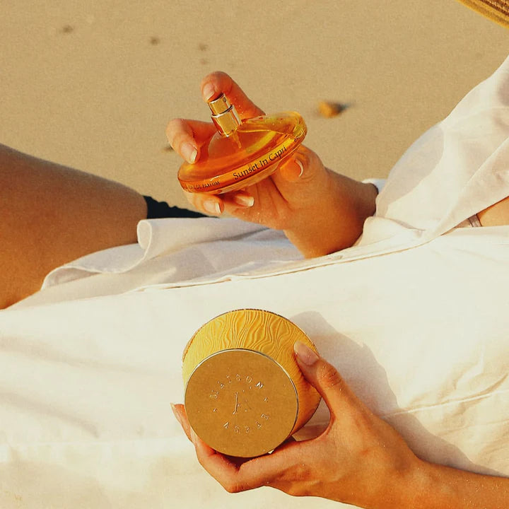 Maison Asrar SUNSET IN CAPRI - EDP 90ml Unisex Perfume | Inspired by Symphony Louis Vuitton - TUZZUT Qatar Online Shopping