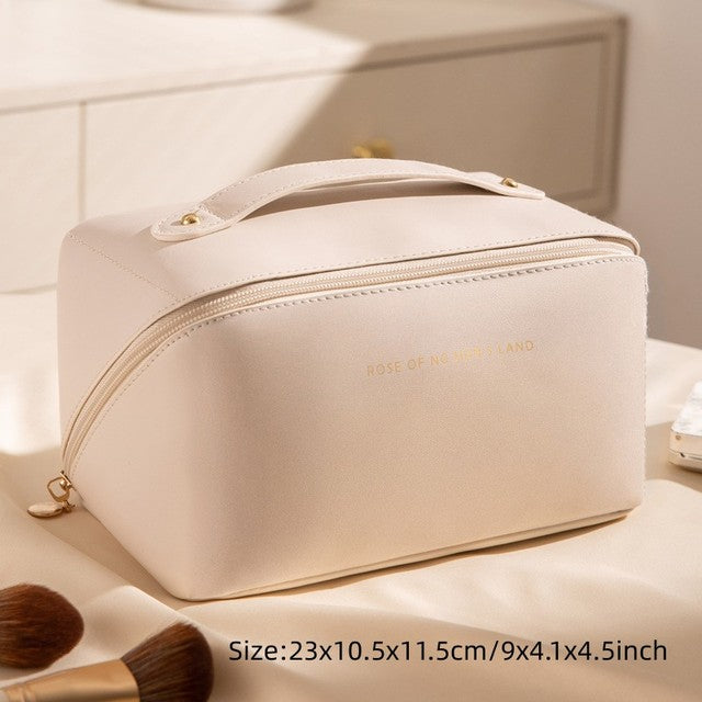 Makeup Bag Organizer Travel Cosmetic Brushes Sponge Case B-24324 - Tuzzut.com Qatar Online Shopping