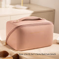 Makeup Bag Organizer Travel Cosmetic Brushes Sponge Case B-24324 - Tuzzut.com Qatar Online Shopping