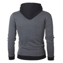 Men High Quality Hoodies Sweatshirts Bomber Sportswear Jacket Tracksuits Coat Double Zipper Scarf Collar Fleece Hoody Outerwear S4253899 - Tuzzut.com Qatar Online Shopping