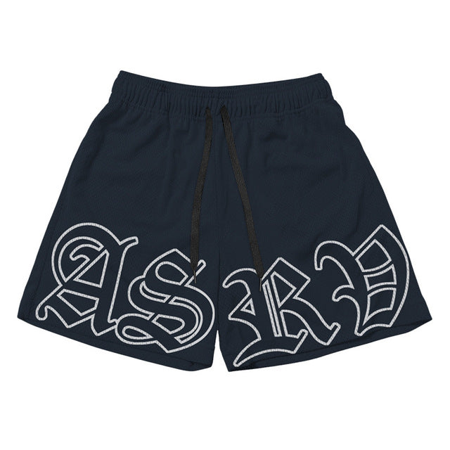 Mesh Beach Shorts Sports Gym Shorts Men's Summer Running Jogging Training Dry Quick Plus Size Shorts S4513341