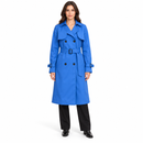 Women’s Royal Blue Belted Trench Coat YD83