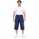 Men’s Navy Blue Three-Quarter Sports Trousers YD50