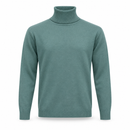 Sage Green Long-Sleeve Turtleneck Knit Sweater NS25
