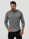 Men's High Collar Wool Pullover Knitted Sweaters  S1639800 - TUZZUT Qatar Online Shopping