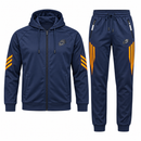 Men’s Navy & Orange Hooded Tracksuit Set – 2 Pieces NS76
