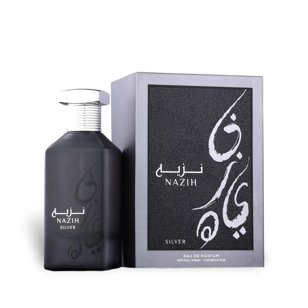 Nazih Silver 100ml EDP Perfume by Athoor Al Alam Fragrance World Nazih Silver 100ml EDP Perfume by Athoor Al Alam Fragrance World