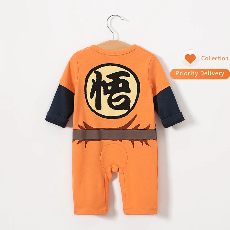 Newborn Baby Boy Clothes Romper  Dragon DBZ Overalls Halloween Costume Infant Jumpsuits Long Sleeve Clothing X4470567 - Tuzzut.com Qatar Online Shopping