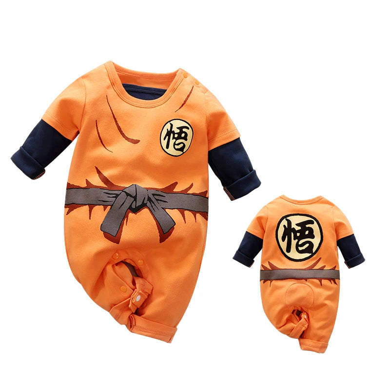 Newborn Baby Boy Clothes Romper  Dragon DBZ Overalls Halloween Costume Infant Jumpsuits Long Sleeve Clothing X4470567 - Tuzzut.com Qatar Online Shopping