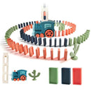Automatic Domino Train Toys 63 pcs - TUZZUT Qatar Online Shopping