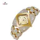 Women's Diamond-Studded Fashion Quartz Watch BLB001 - TUZZUT Qatar Online Shopping