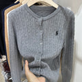 Women's Twist Sweater Cardigan Top CT49 - TUZZUT Qatar Online Shopping