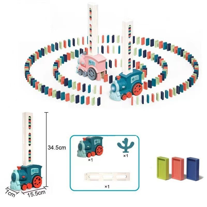 Automatic Domino Train Toys 63 pcs Automatic Domino Train Toys 63 pcs