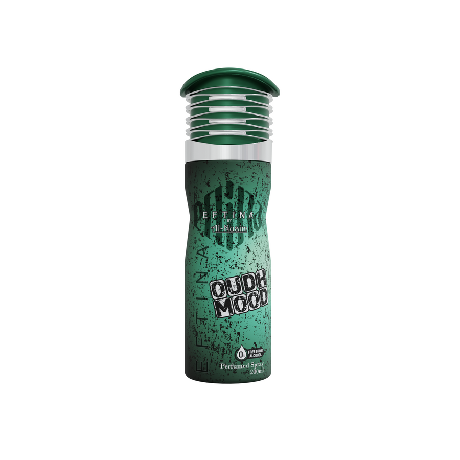 Al Nuaim Oudh Mood Non-Alcoholic Deodorant Perfumed Spray 200ml Al Nuaim Oudh Mood Non-Alcoholic Deodorant Perfumed Spray 200ml
