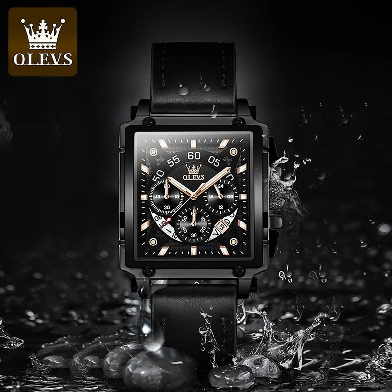 OLEVS Chronograph Watch for Men Square X7341246