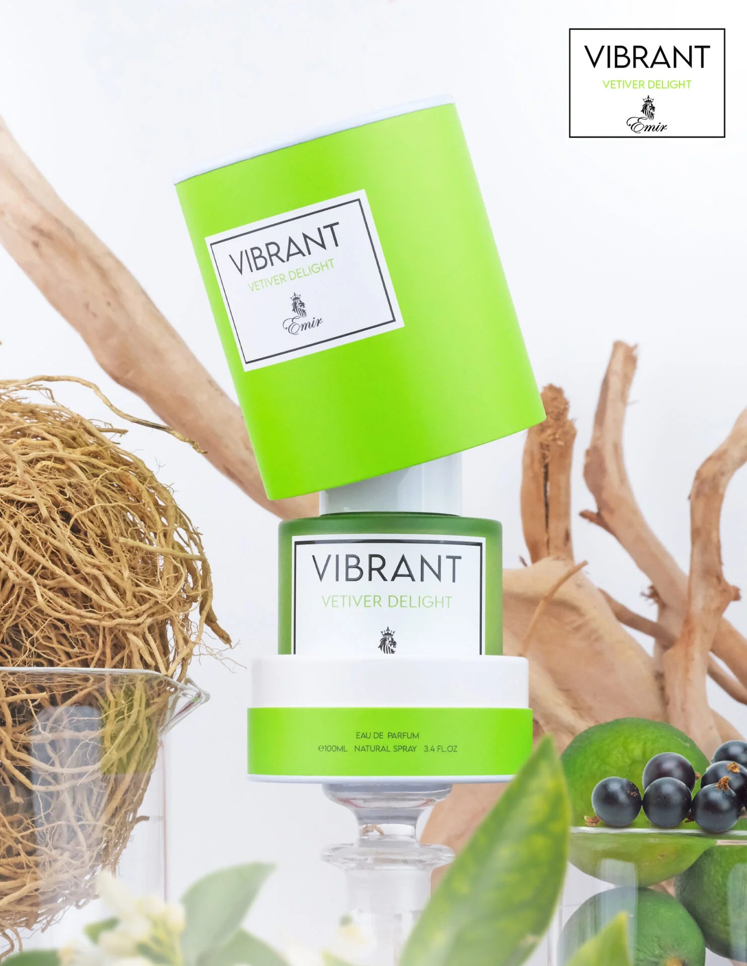 Emir Vibrant Vetiver Delight 100ml By Paris Corner Emir Vibrant Vetiver Delight 100ml By Paris Corner