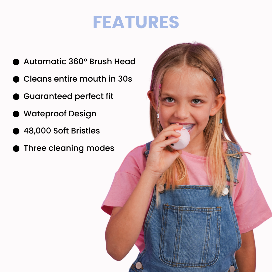 U-Shaped Automatic 360° Whitening Electric Toothbrush For Kids U-Shaped Automatic 360° Whitening Electric Toothbrush For Kids