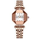 POEDAGAR Women Watch Rose Gold Stainless Steel Stain - Tuzzut.com Qatar Online Shopping