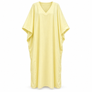 Women’s Butter Yellow V-Neck Maxi Kaftan NS107